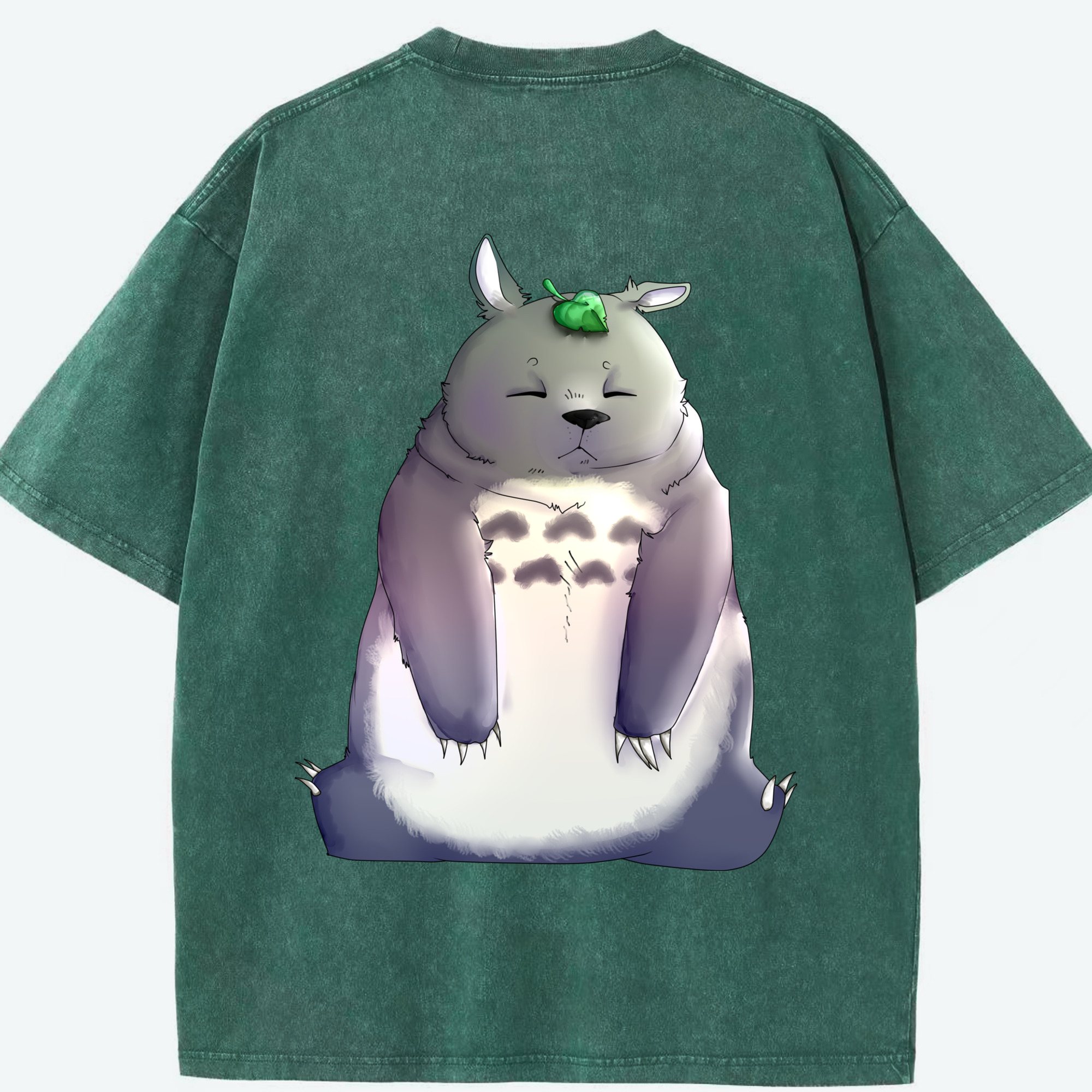 （画像用） となりのトトロ 草壁メイ 草壁サツキ My Neighbor Totoro Satsuki Kusakabe Mei Kusakabe 綿100% ヴィンテージ風 半袖Tシャツ（背面プリント）
